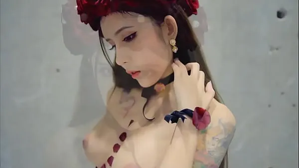Breast-hybrid goddess, beautiful carcass, all three points Video mới mới