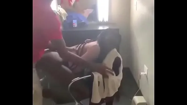 New Young horny Caribbean teen taking back shot in barber chair new Videos