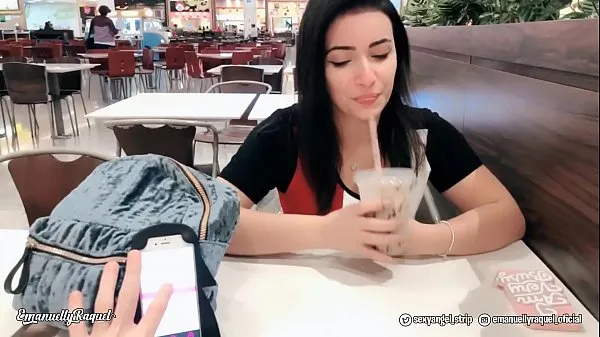 New Emanuelly Cumming in Public with interactive toy at Shopping Public female orgasm interactive toy girl with remote vibe outside new Videos