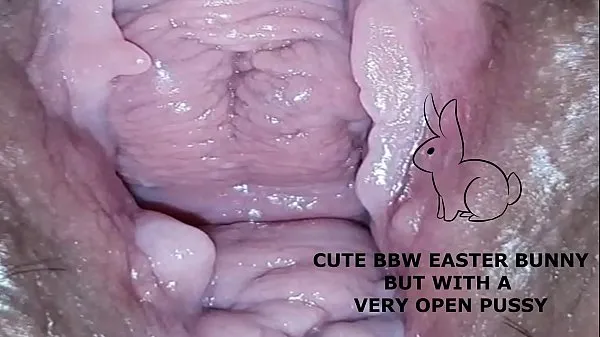 Cute bbw bunny, but with a very open pussy Video baru baru