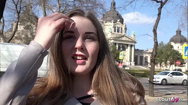 Új GERMAN SCOUT - 18yr YOUNG CURVY BIG TITS LUCIE PICKUP AND FUCK új videó
