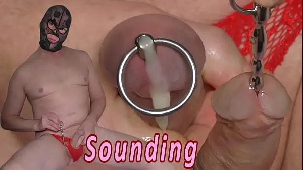 New Sounding with cumshot. Urethral inserting toy kinky bdsm from Holland new Videos