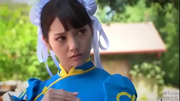 Nieuwe Chun li cosplay interracial nieuwe video's