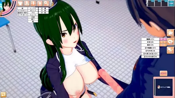 New Eroge Koikatsu! ] Sex after rubbing the breasts of Re Zero Crusch and having him serve as a standing handjob blowjob! Big breasts anime [hentai game new Videos