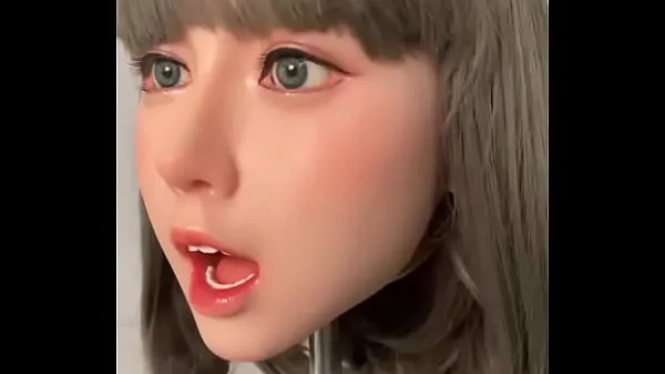 Silicone love doll Coco head with movable jaw Video baru baru