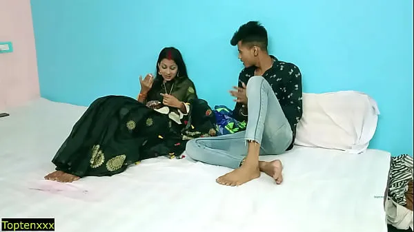 Новые Индийская горячая молодая женщина-жена тайно занимается сексом с деваром новые видео