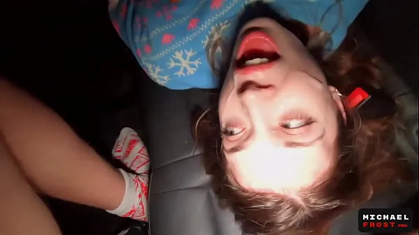 WOW! Christmas Miracle!- In Christmas Real Fan Fuck Pornstar in Car - POV - Michael Frost and MihaNika69 Video baharu baharu