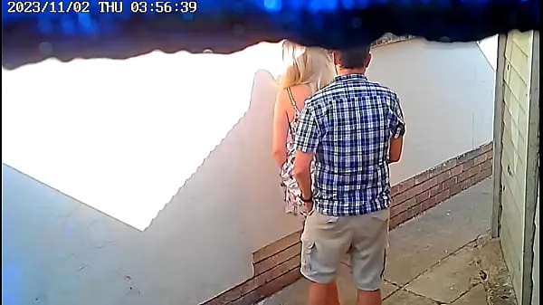 Daring couple caught fucking in public on cctv camera مقاطع فيديو جديدة جديدة